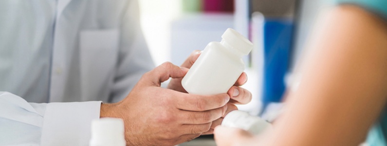 Medication bottle.