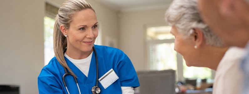 Seeking medical attention from a doctor.