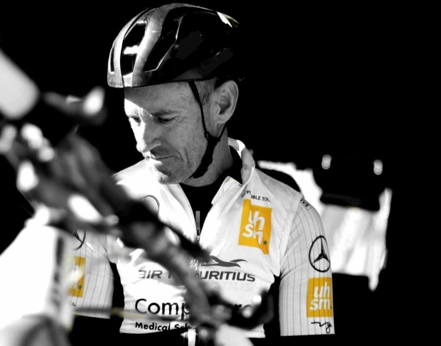 photo of Grant Lottering in biking gear