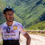 Grant Lottering on road in cycling gear
