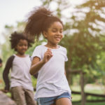kids running and smiling